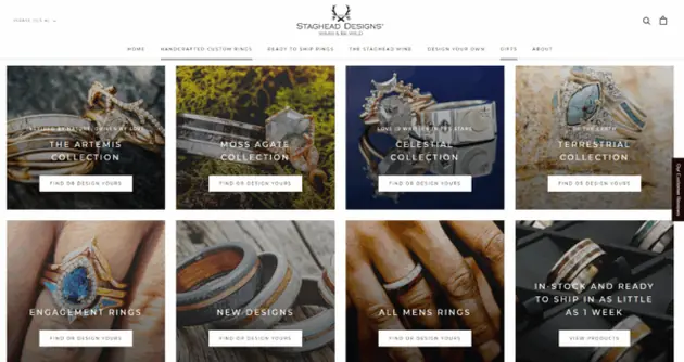 ecommerce store on Desktop