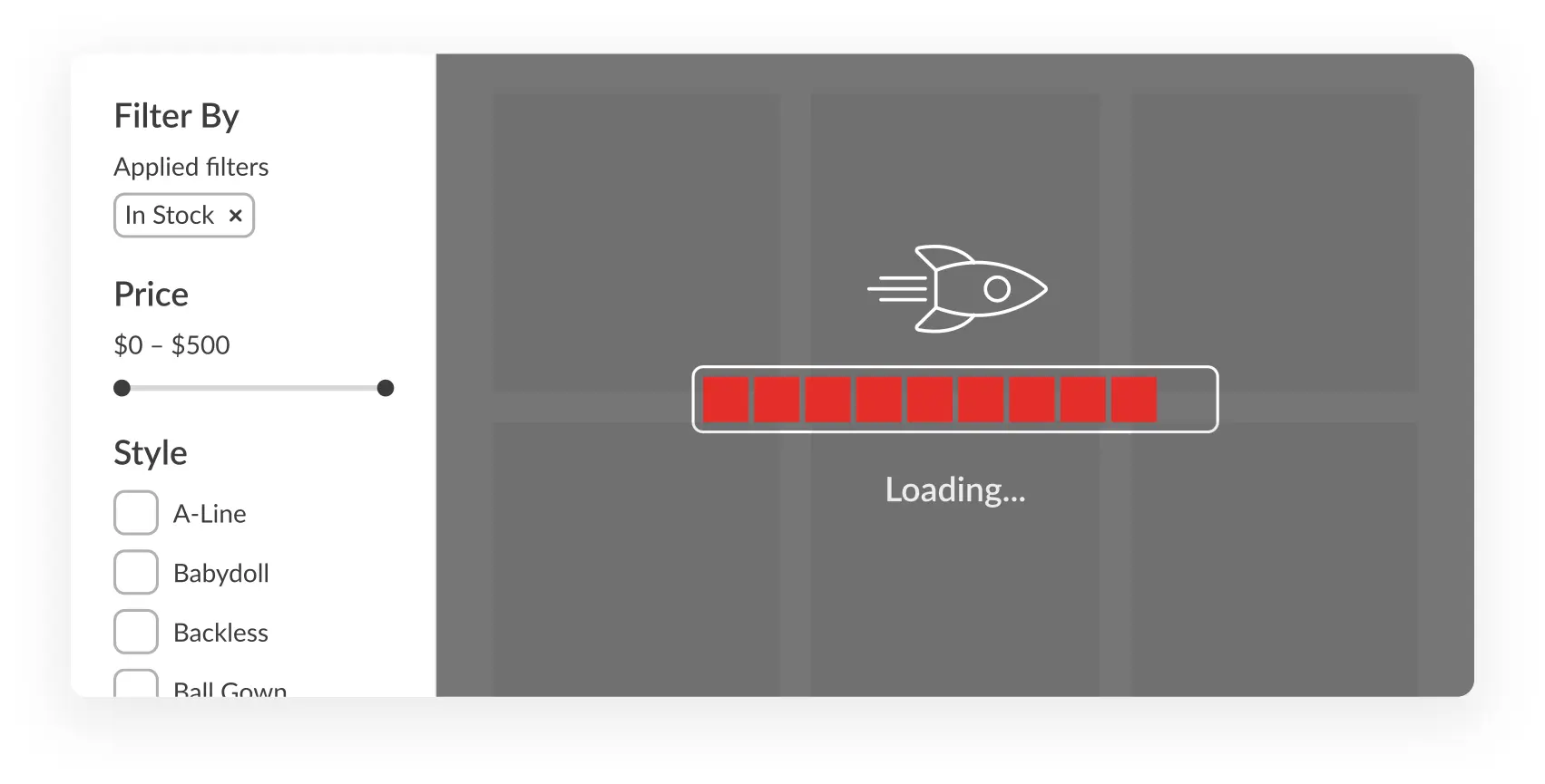 garment ecommerce store.