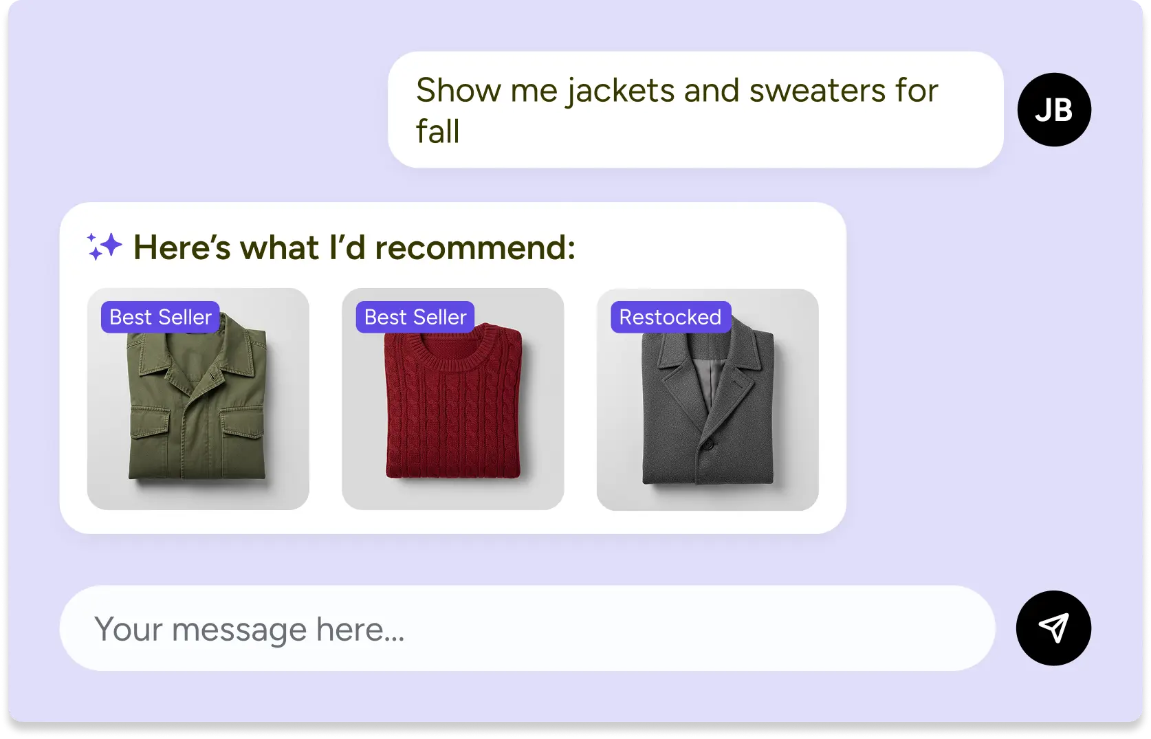Conversational Merchandising