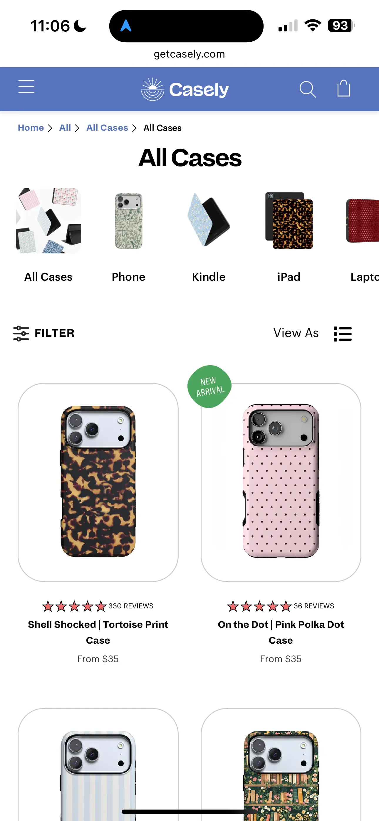 spiceology eccomerce store on Mobile