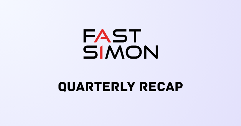 Fast Simon quarter recap post