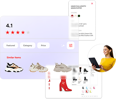 Ecommerce website snapshots