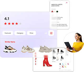 Ecommerce website snapshots
