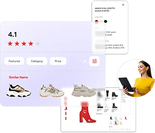 Ecommerce website snapshots