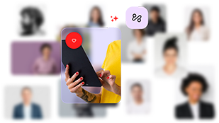 Blurry profile images