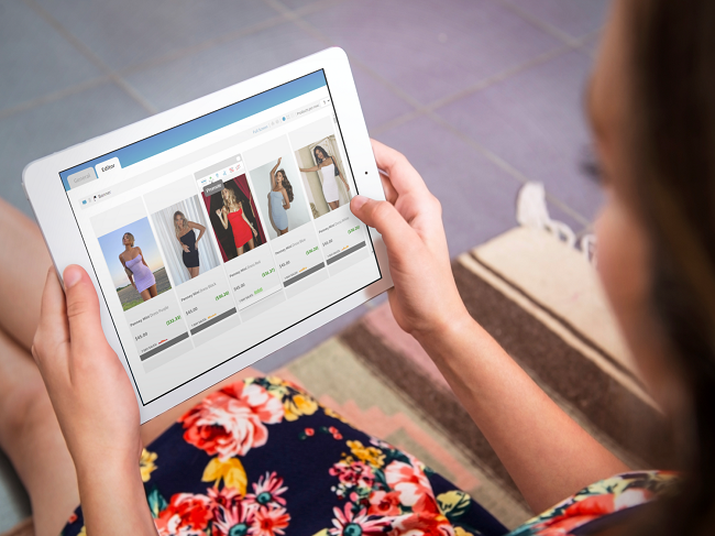 display merch optimizer tablet