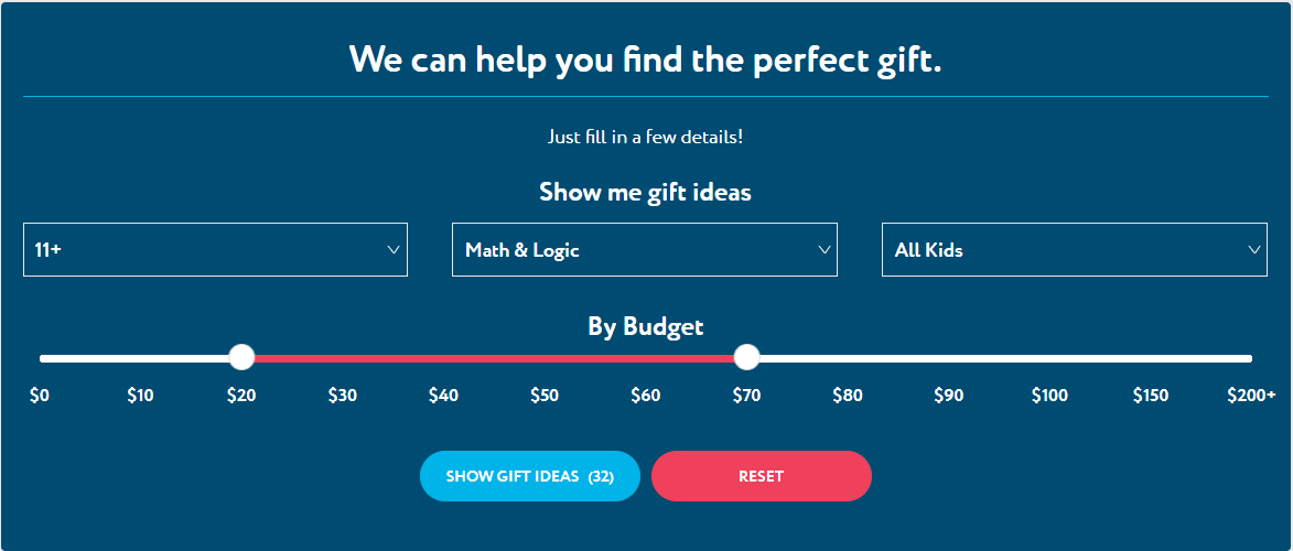 product gift finder